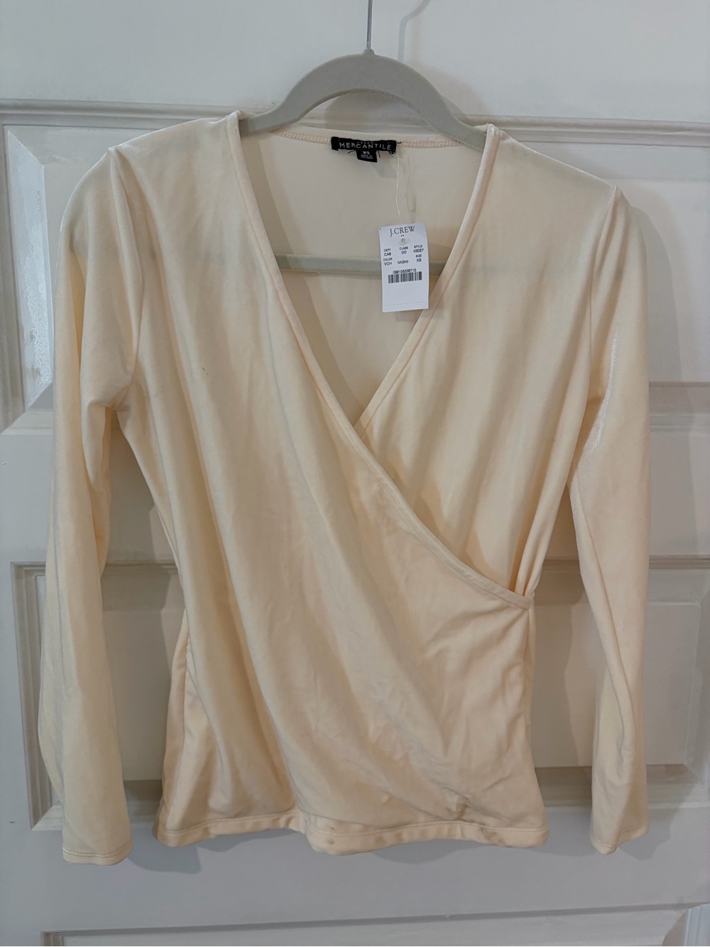 J. Crew Mercantile Velvet top